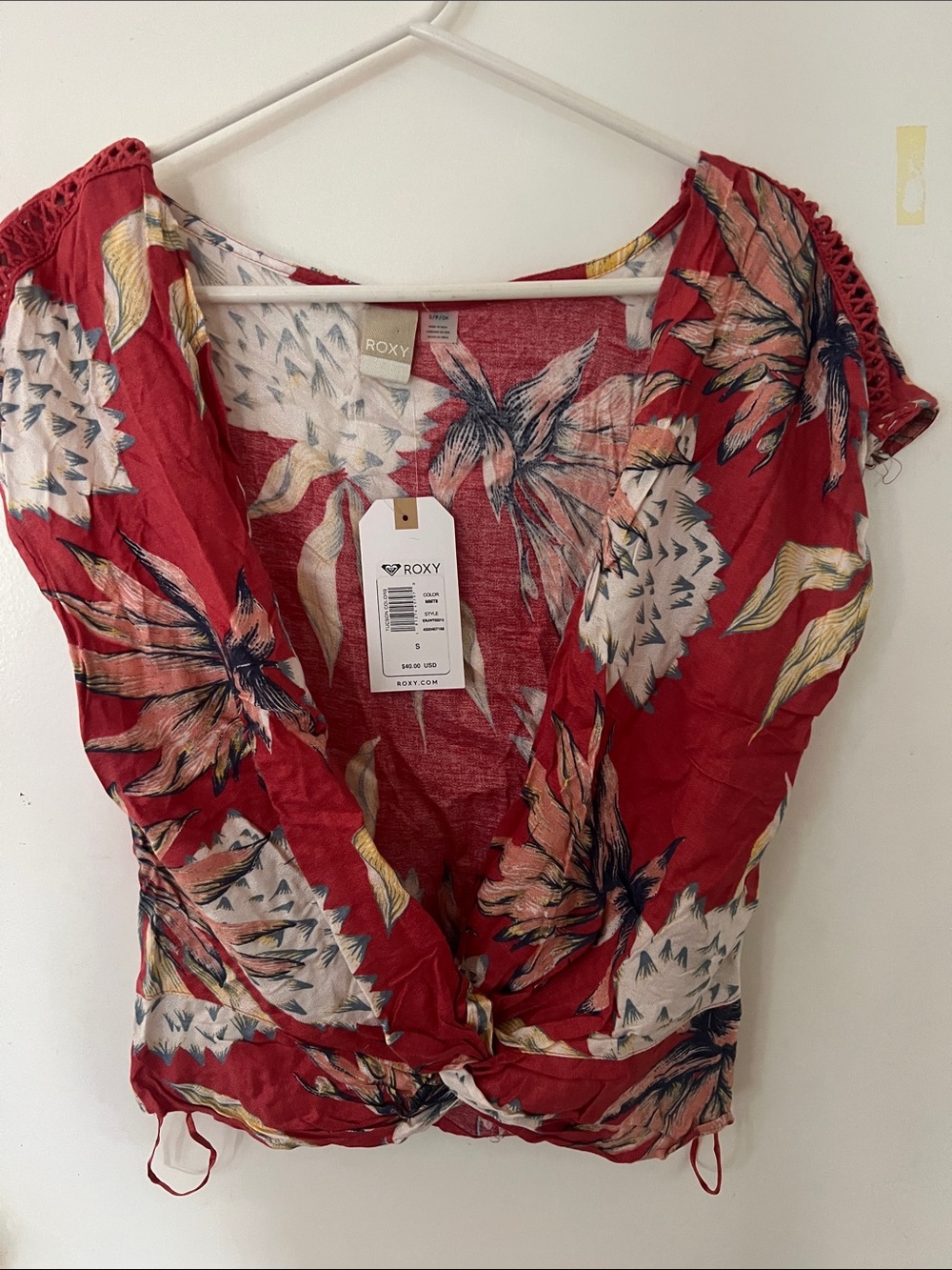 Roxy Tuscan V-Neck Blouse